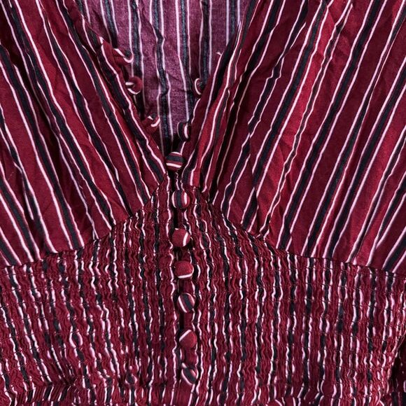 Hollister Red Striped Jumpsuit Size Medium - Picture 3 of 5